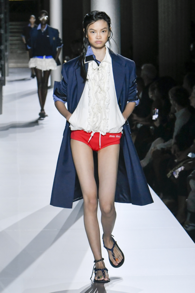 [Fashion trends spring/summer 2024]: κοντό σορτς, Miu Miu