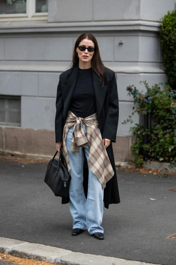 μοντέρνα τζιν για το φθινόπωρο-χειμώνα, τζιν με φαρδιά πόδια